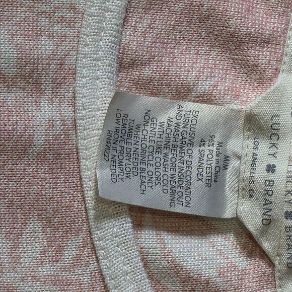 Lucky Brand Pink and Cream Knit Pajama Set - Picture 6 of 6